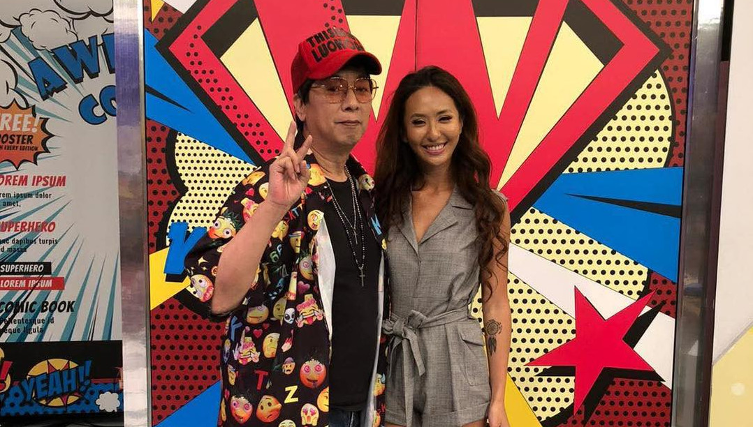 薔薔曬出昔日與曹西平的合照。(圖/翻攝自林嘉凌 薔薔Maze臉書)