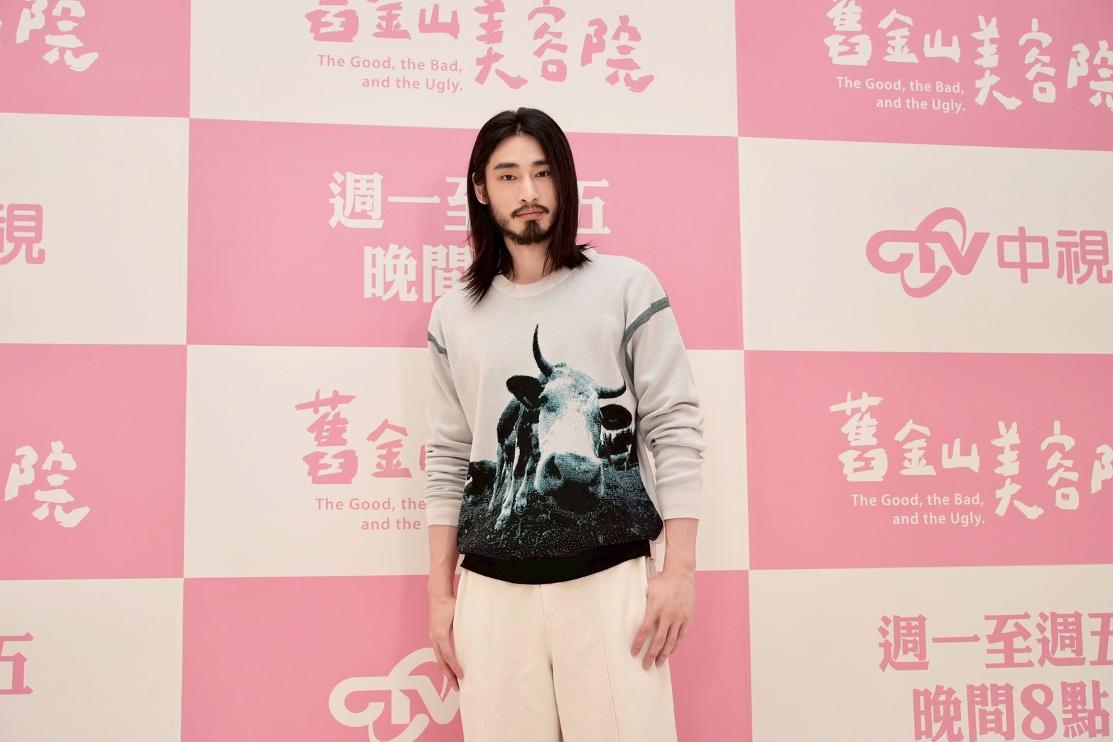 章廣辰新髮型被爸爸形容像耶穌。（圖／記者陳明中攝）