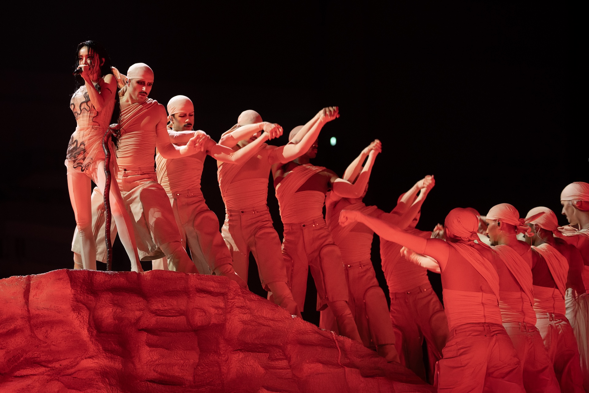 蔡依林與舞者核舞令人驚豔。（圖／凌時差提供）