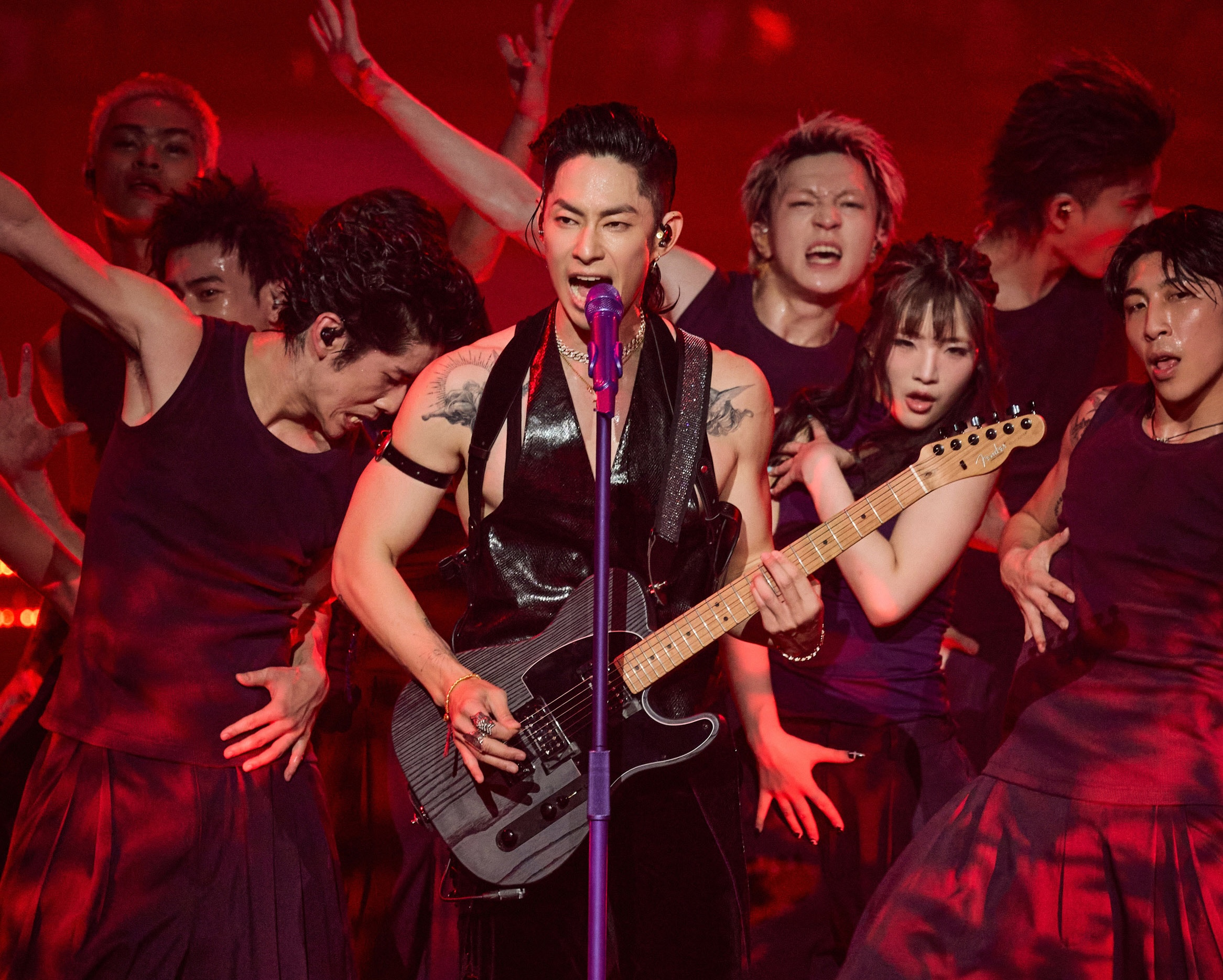 吳建豪《F✦FOREVER恆星之城》巡迴演唱會個人solo秀上演「奪命三搖」。（圖／相信音樂提供）