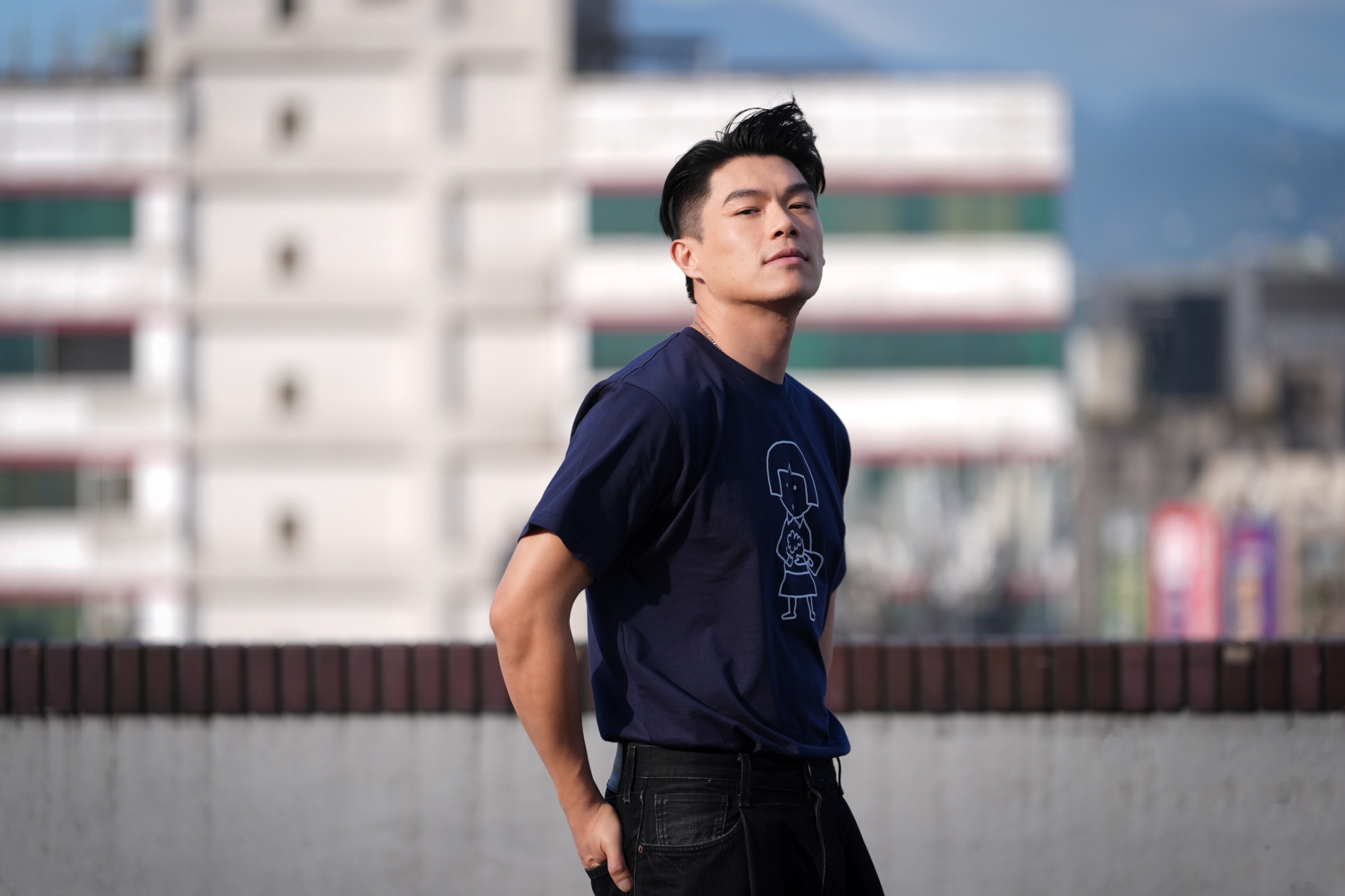 柯煒林坦言公布病情後壓力不小。（圖／陳明中攝）