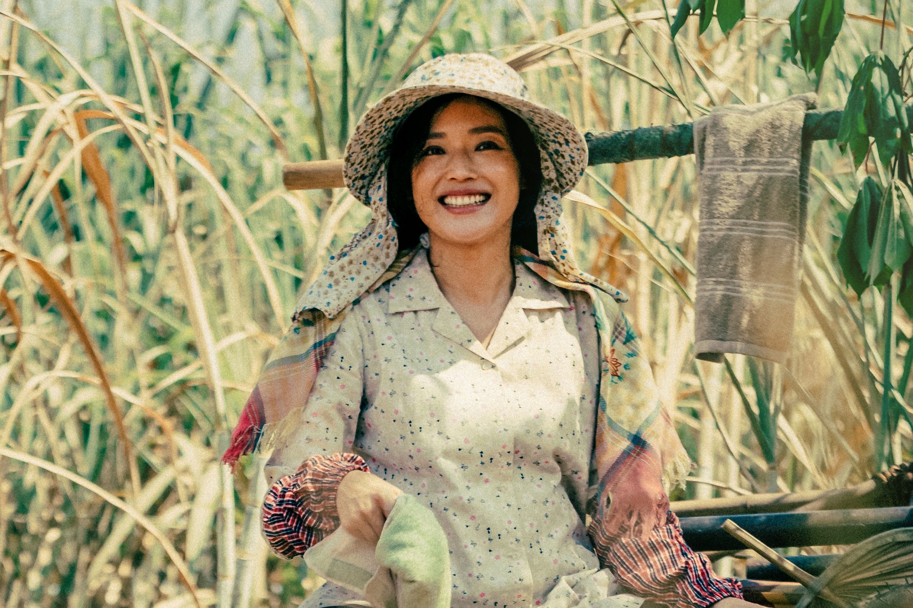 舒淇不顧紫外線過敏，在《尋她》中挑戰演出農村婦女。（圖／采昌提供）