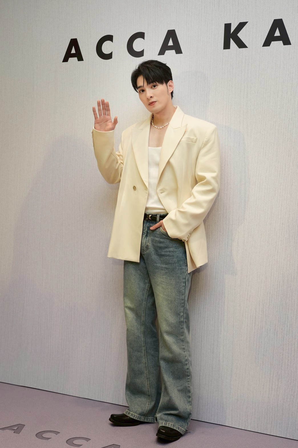 黃偉晉還是帥啦！（圖／記者陳明中攝）