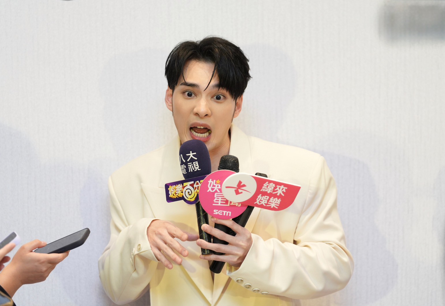 黃偉晉：我是他老媽？（圖／記者陳明中攝）