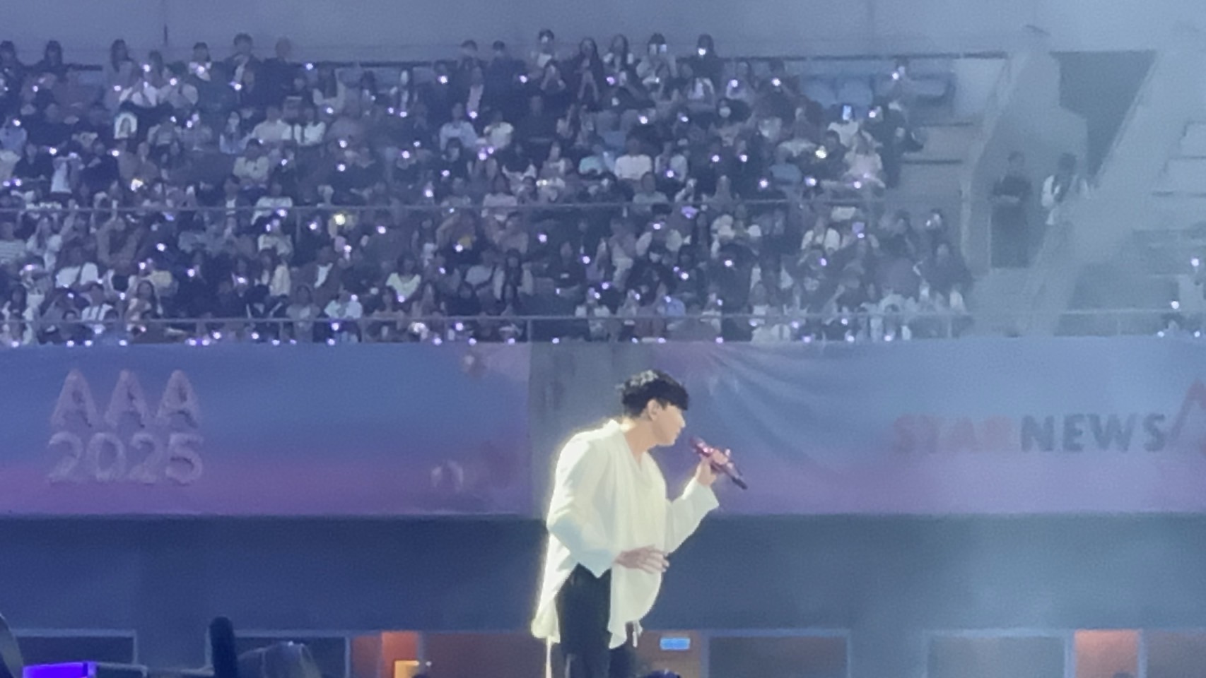 林俊傑原以為只有表演。（圖／記者粘湘婉攝影）