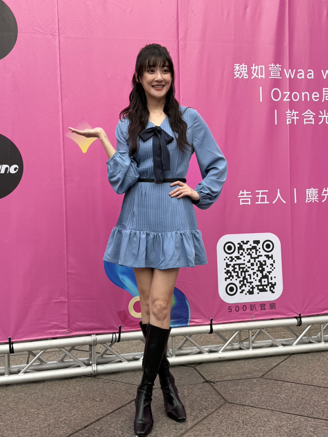 林逸欣才華洋溢,待人客氣。(圖/記者蔡依庭攝)