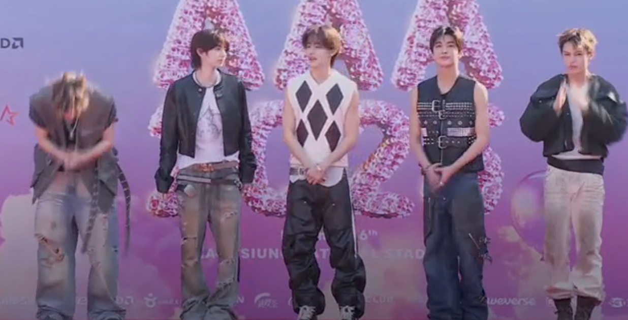 AAA紅毯合輯！Cortis帥氣登場。（圖／翻攝LINE TV）