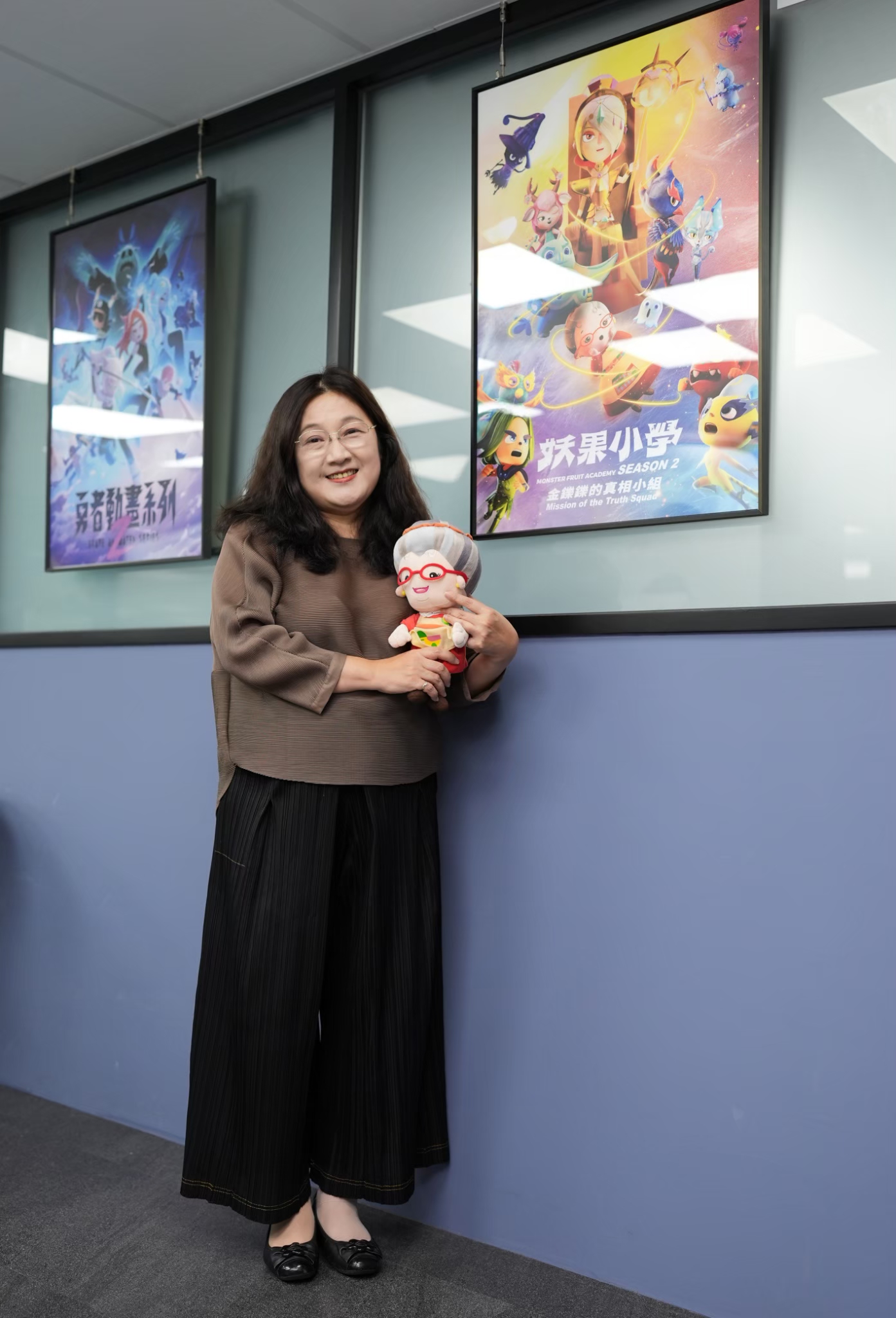 《妖果小學》與教育部合作製作交通安全、食藥安全、防墜安全、緊接著還有防災與水域安全等系列內容。(圖/記者陳明中攝)