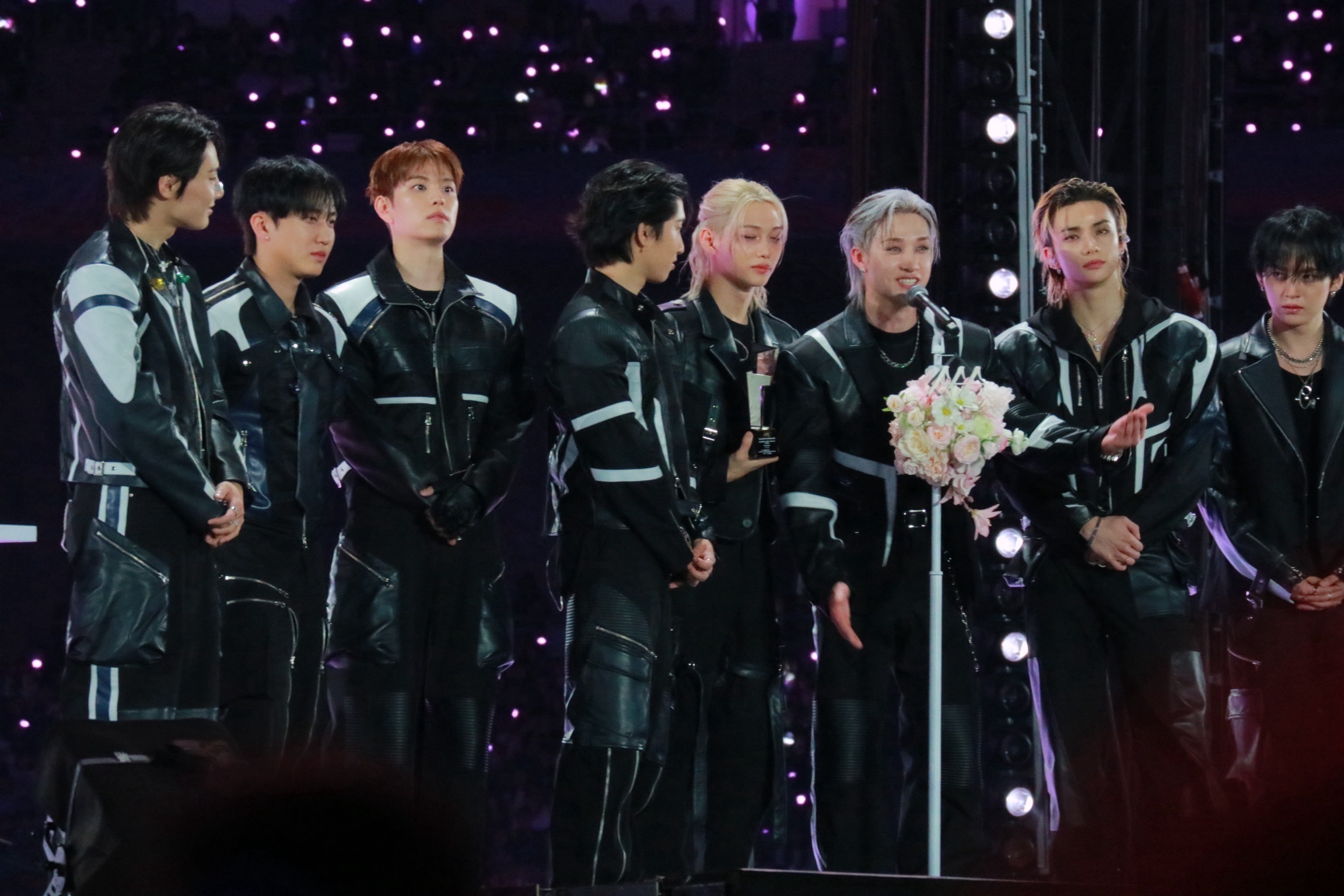 Stray Kids在AAA抱回年度專輯、年度歌手兩項大獎。（圖／讀者提供）