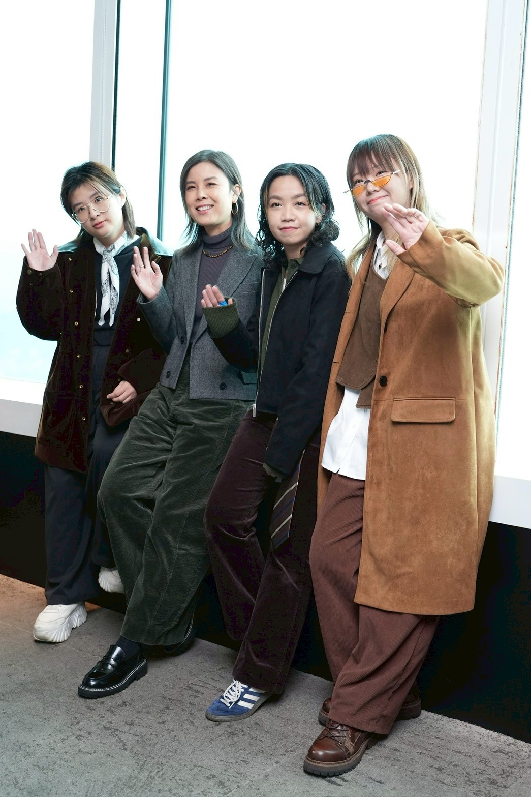 香港獨立樂團「雞蛋蒸肉餅」來台宣傳新作品。(圖/記者許方正攝)