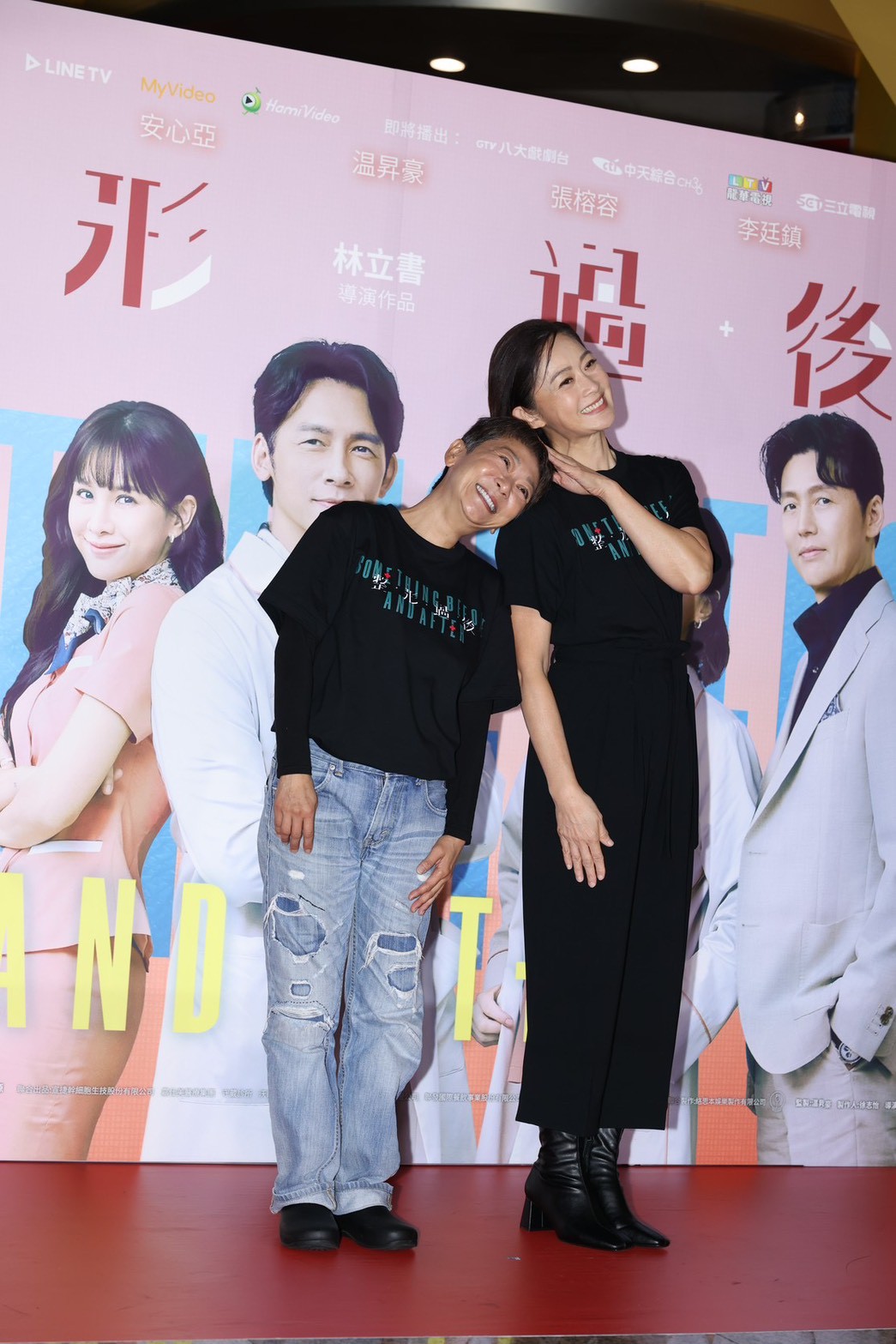 劉瑞琪(右)和曹蘭演百合戀。(圖/娛樂中心攝)