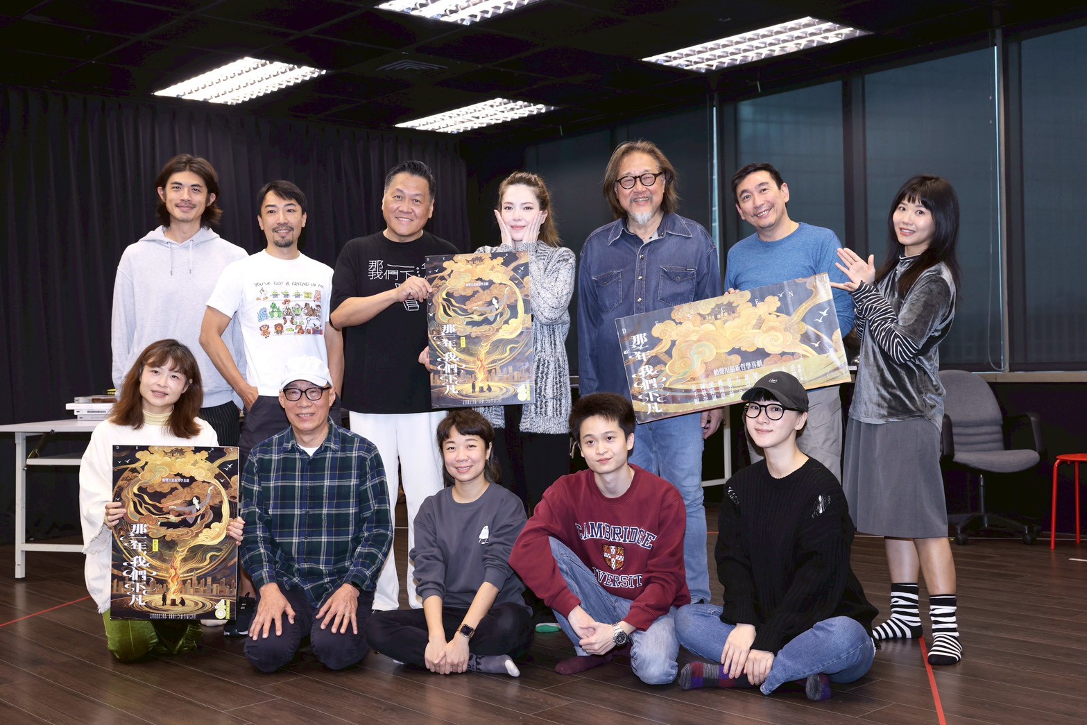 舞台劇《那一年,我們下凡》進行綵排。(圖/攝影組)