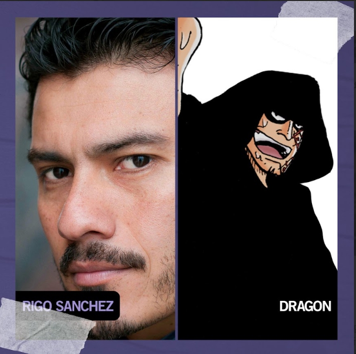 Rigo Sanchez飾演蒙其·D·多拉格 (Dragon)。（圖／Netflix提供）