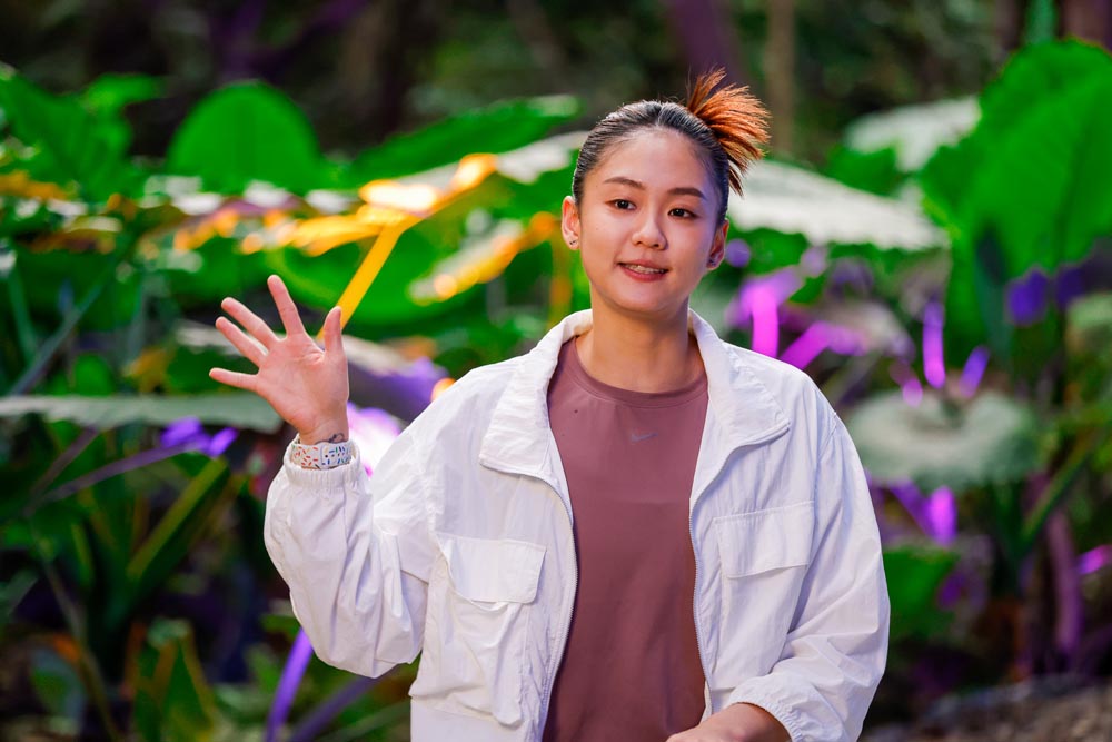 奧運國手文姿云因馬告香腸崩潰。(圖/公視提供)