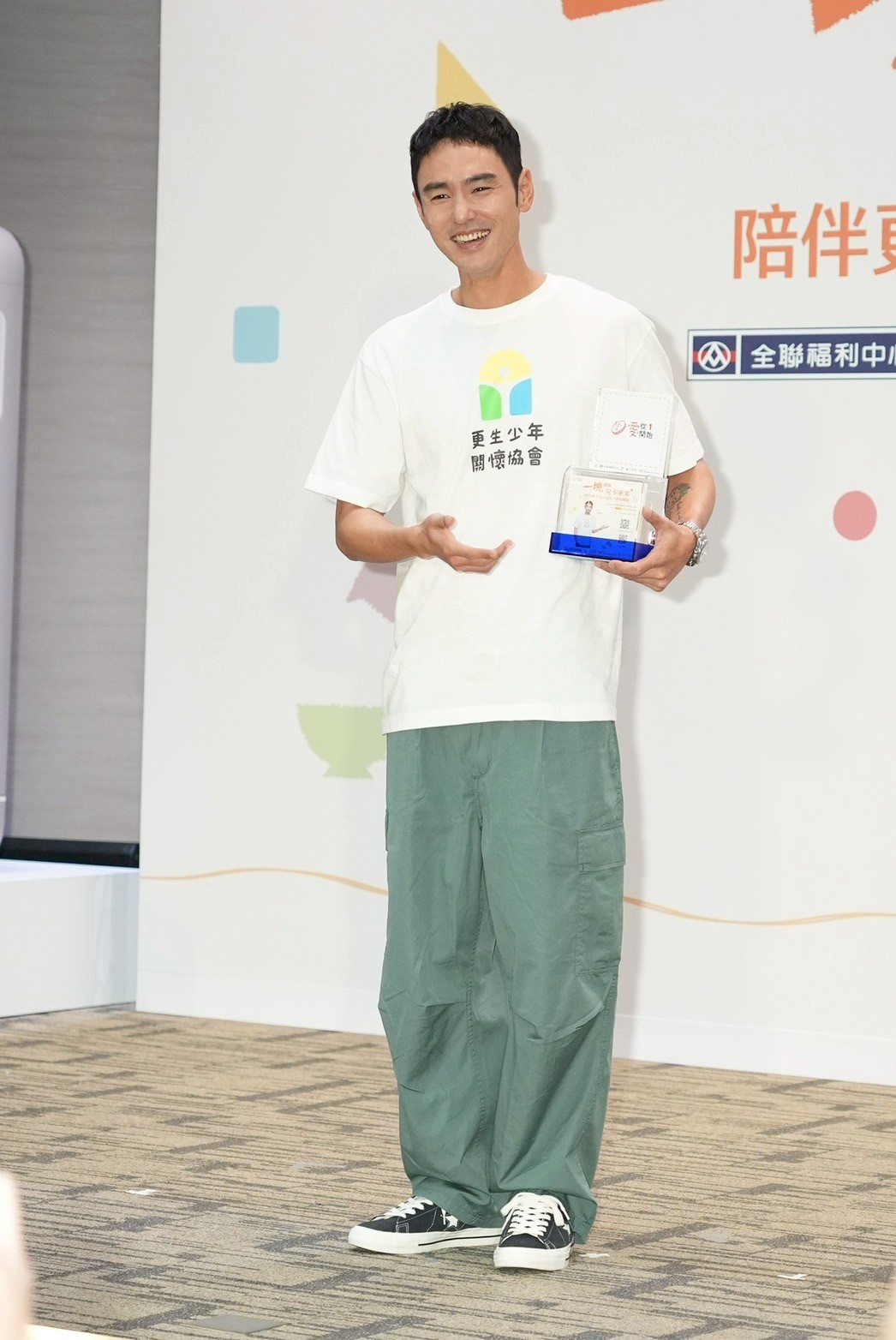 阮經天現身做公益。（圖／記者許方正攝）