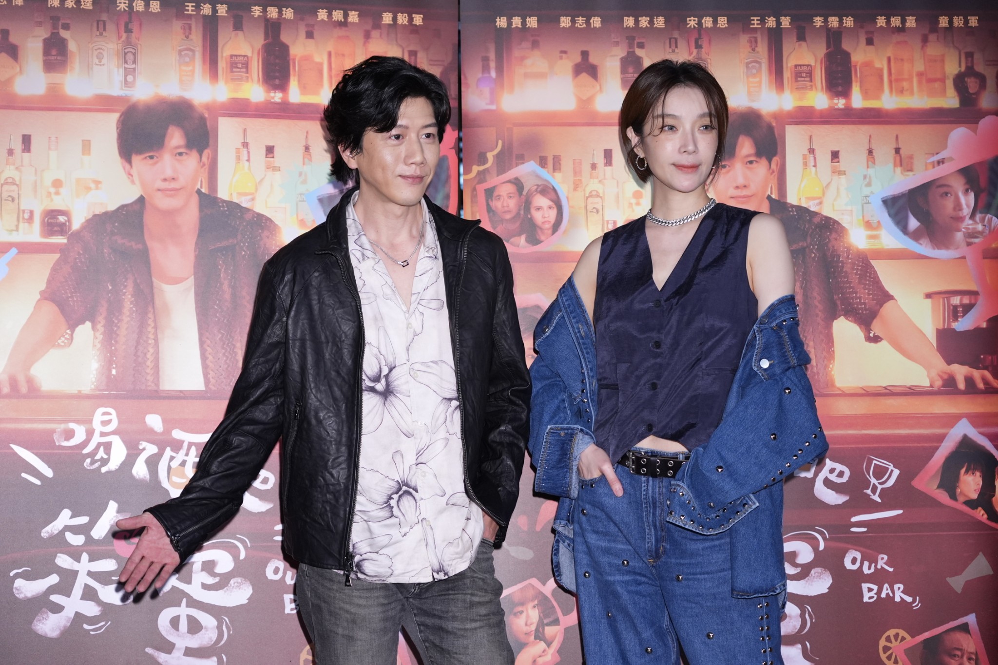 莫子儀（左）和蔡淑臻首次合作。（圖／記者陳明中攝）