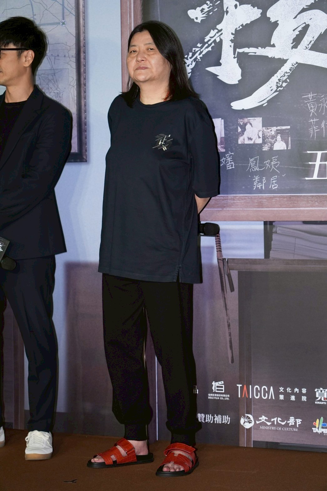 邱瓈寬親自坐鎮記者會。（圖／記者許方正攝）