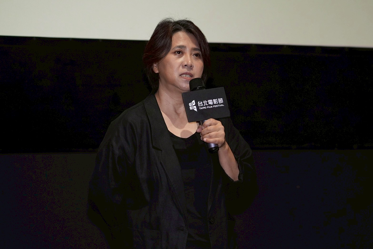 李亞梅簡述決議入圍名單過程。（圖／記者許方正攝）