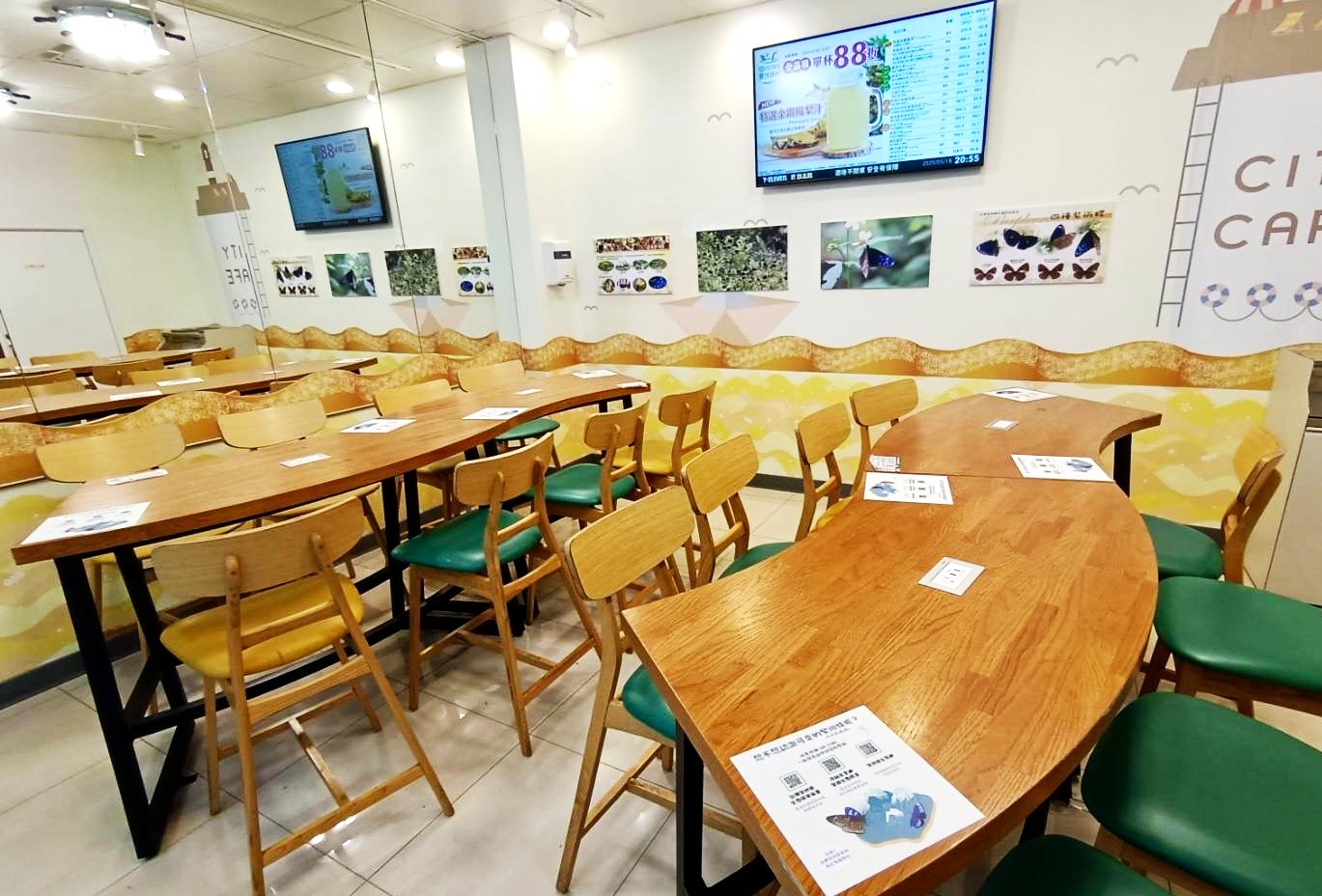 7-ELEVEN首創紫斑蝶友善門市，落腳墾丁國家公園內的「有魚門市」。（圖／7-ELEVEN提供）