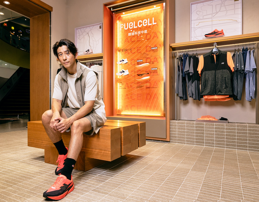 修杰楷出席 NB RUN 運動體驗店。（圖／New Balance提供）