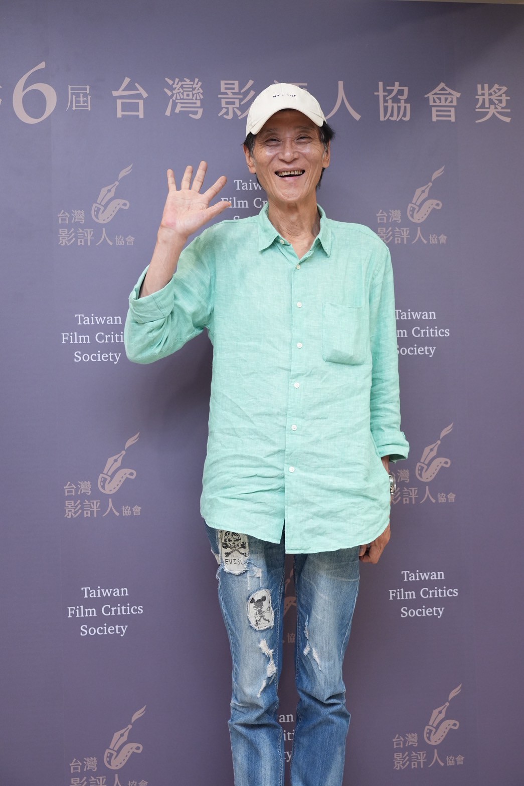 喜翔獲獎，感謝影評人的肯定。（圖／記者陳明中攝）
