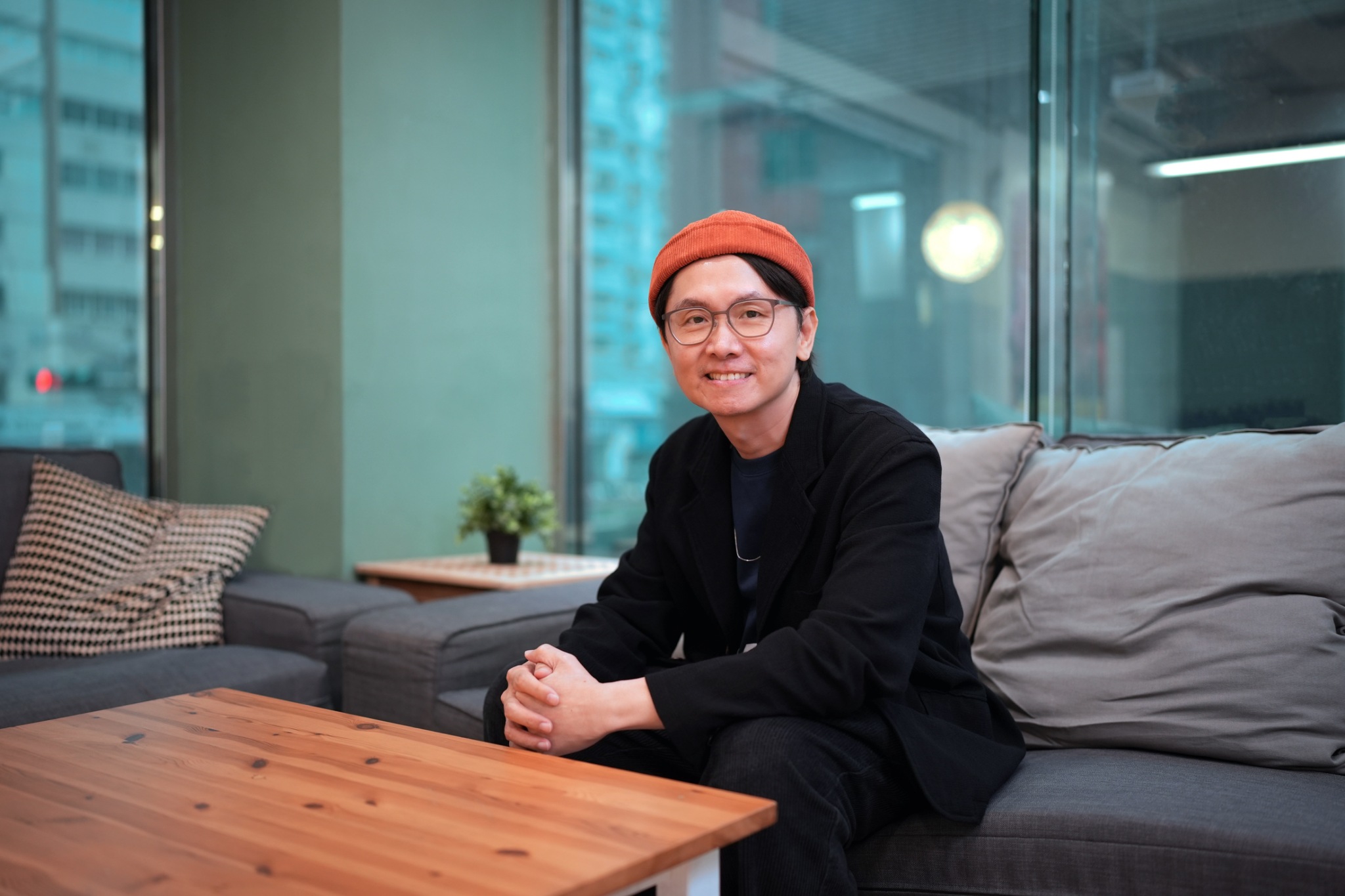 作為監製，班莊比辛達拿也很關心觀眾的反應。（圖／記者陳明中攝）
