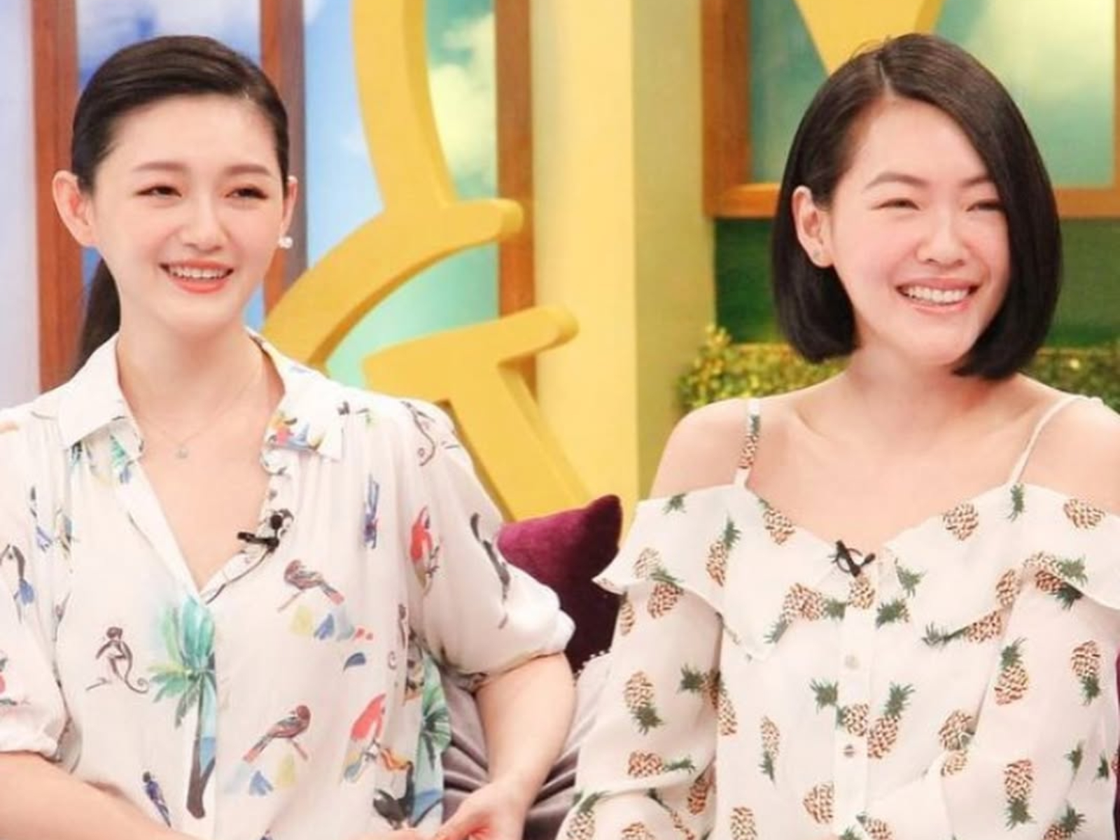 大S（左）為了妹妹小S製作《熙娣想聊2》喊卡。（圖／記者陳明中攝）