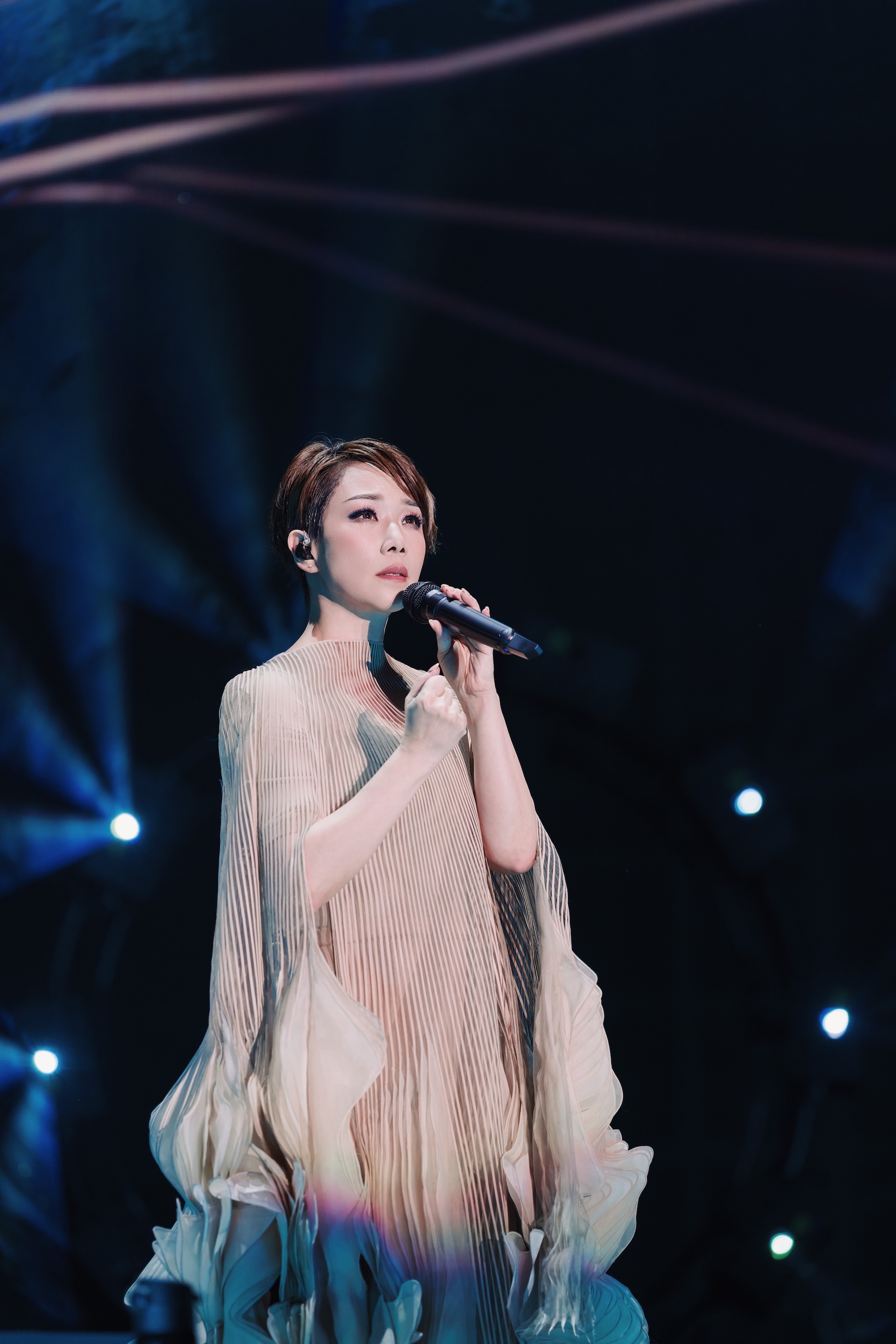 林憶蓮於北京工人體育場帶來出道40周年的「迴響Resonance」巡演。（圖／索尼音樂提供）