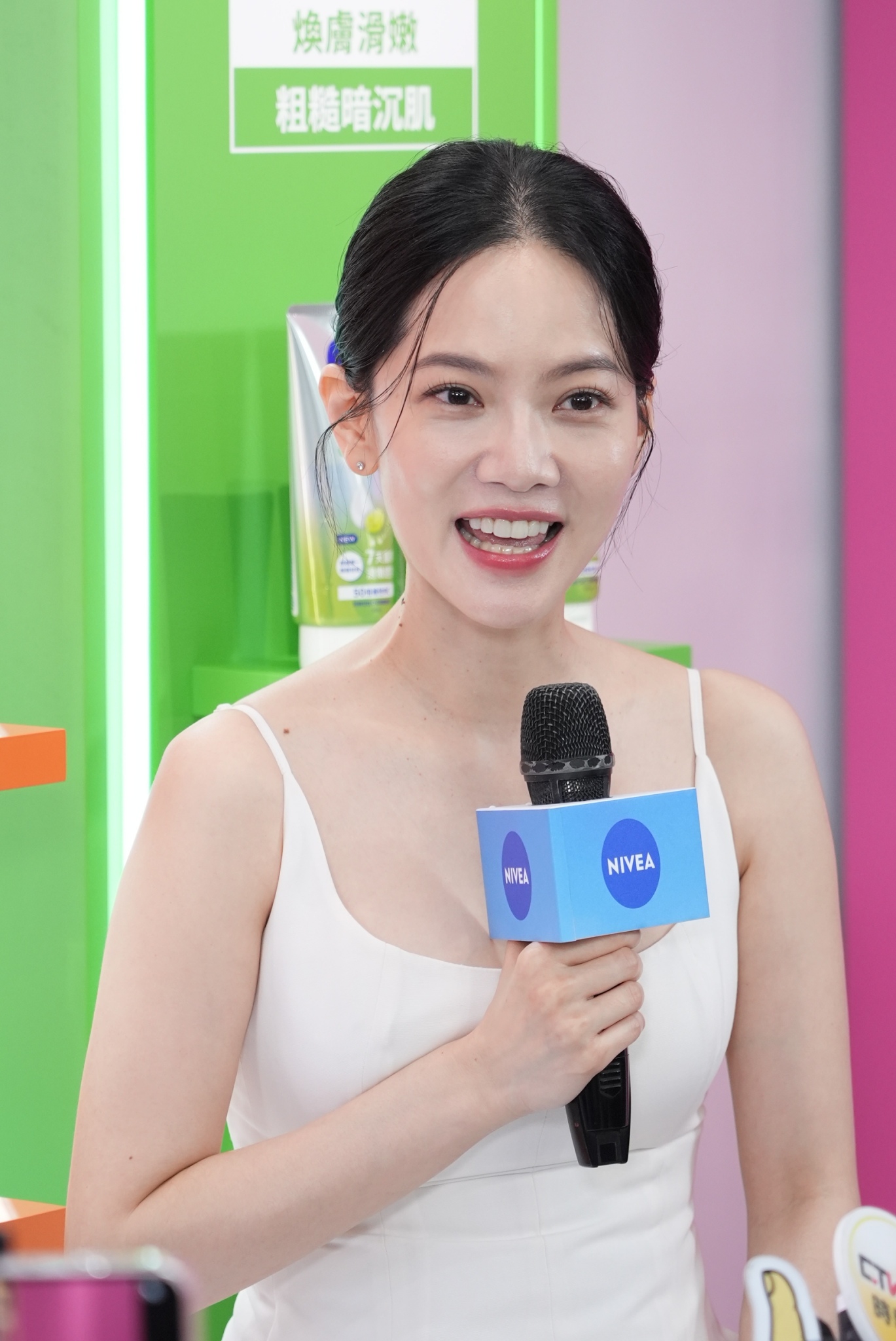 曾之喬暱稱半歲大的兒子「甜蜜」，因為想到兒子就覺得很甜蜜。（圖／記者陳明中攝）