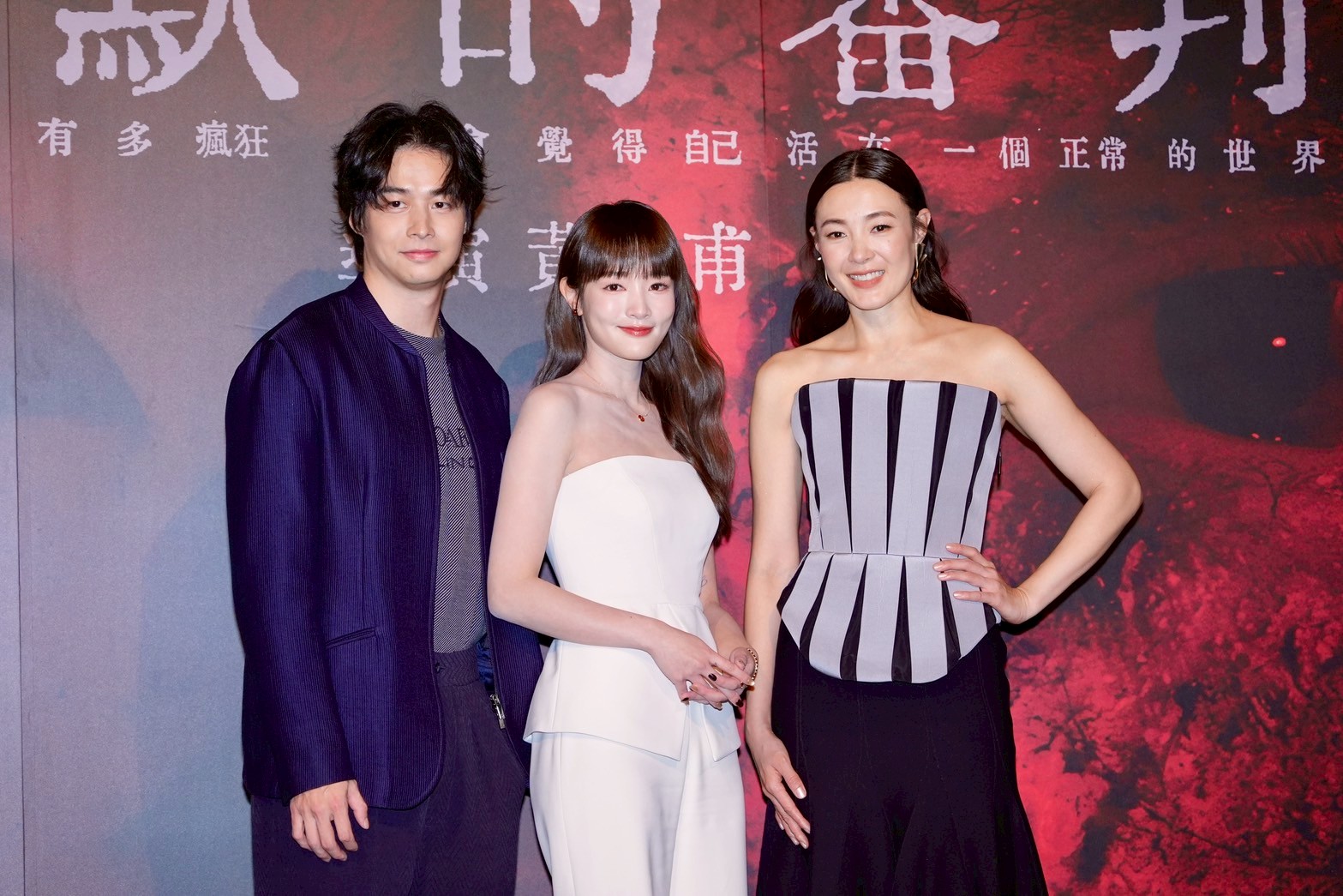 林敬倫（左起）、王淨、曾珮瑜。（圖／記者陳明中攝）