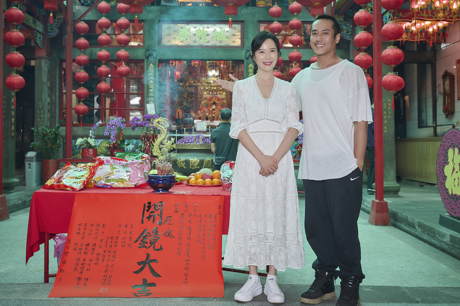 天心（左）、莊凱勛都愛刺激。（圖／星映電影提供）