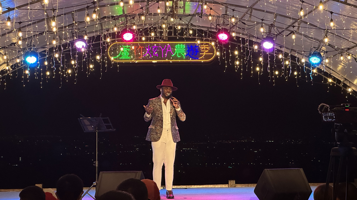 韋喆在台表演很接地氣。。（圖／客台提供）