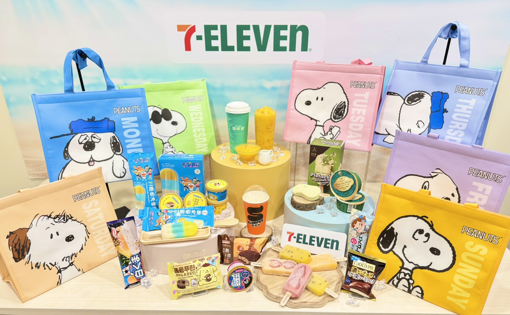 7-ELEVEN今夏線上線下祭出全方位的「搧涼生活提案」。（圖／7-ELEVEN提供）
