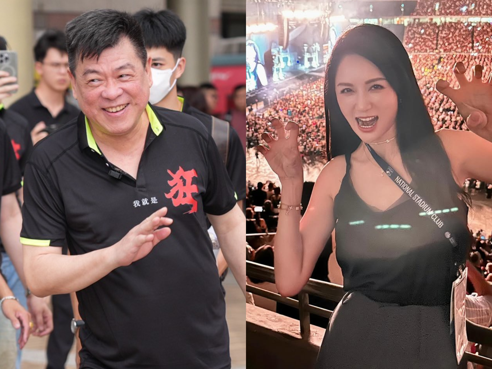 孫德榮（左圖）和陳喬恩（右圖）決裂。（圖／記者陳明中攝、翻攝陳喬恩IG）