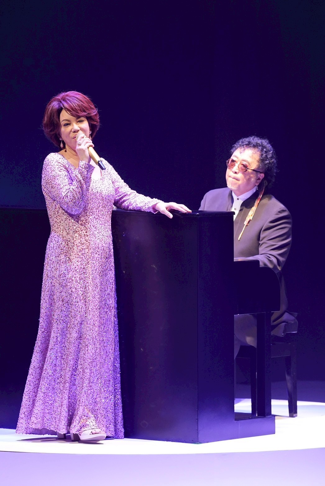 蔡琴與音樂好友鮑比達睽違20年再次合作。（圖／記者許方正攝）