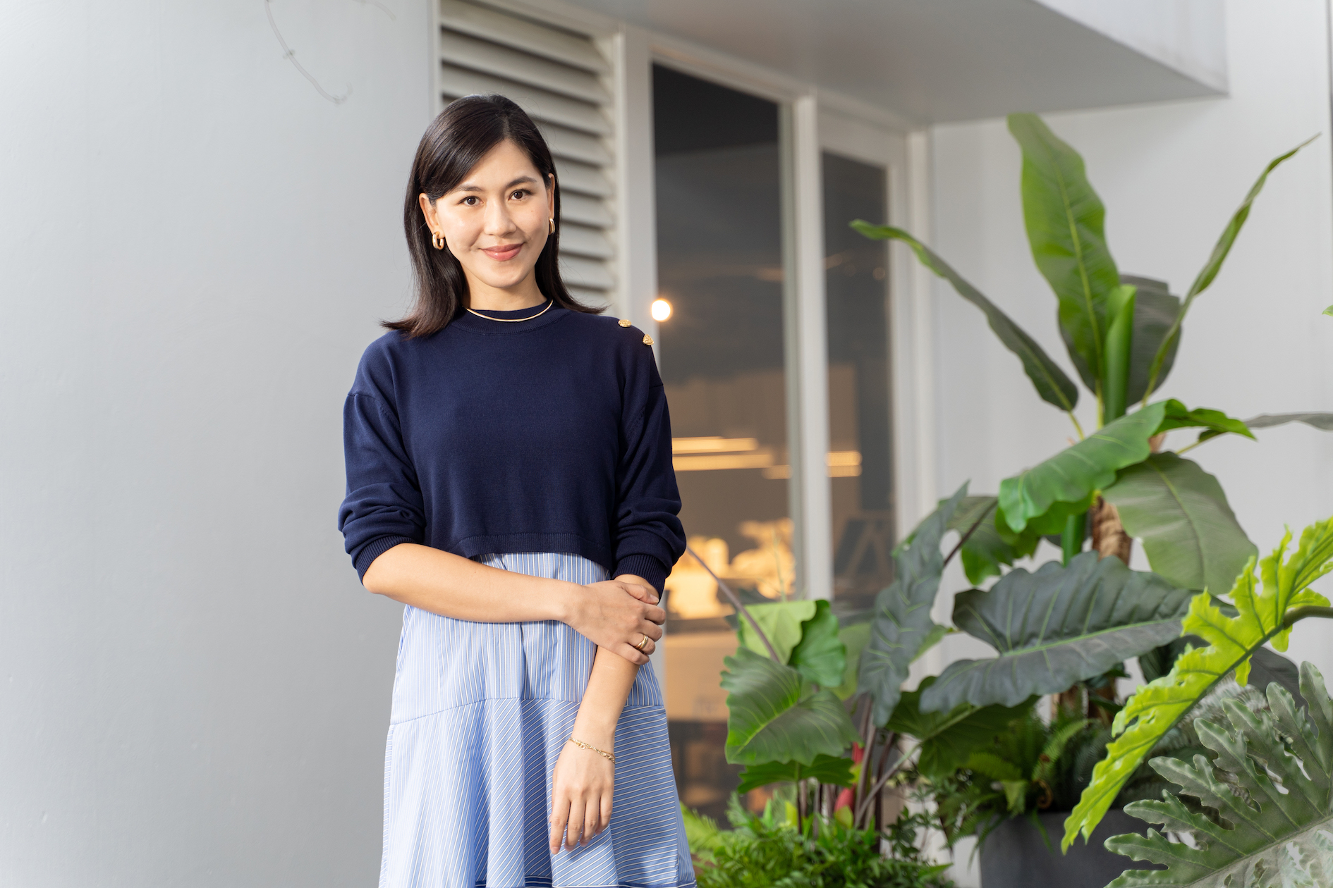 張家慧在劇中飾演「吳麗月」護理師。（圖／大愛提供）