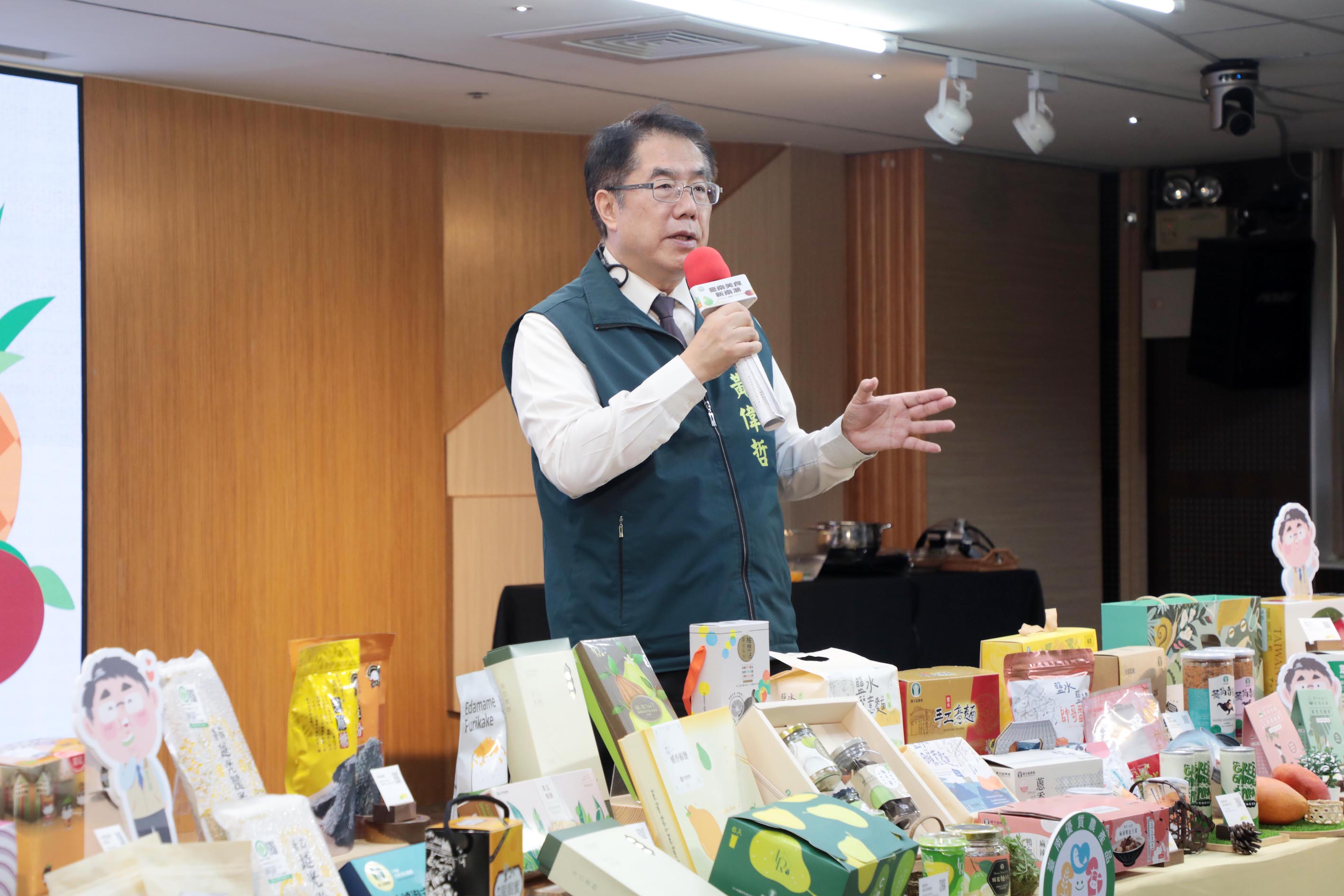 台南市長黃偉哲表示，市府相當重視農業的發展，並積極參與國內外各大展覽。（圖／臺南市政府提供）