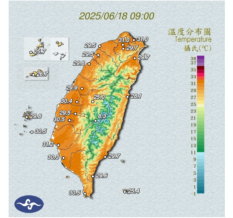 高溫雷雨雙殺！南台灣最熱恐飆破36度 慎防午後變天