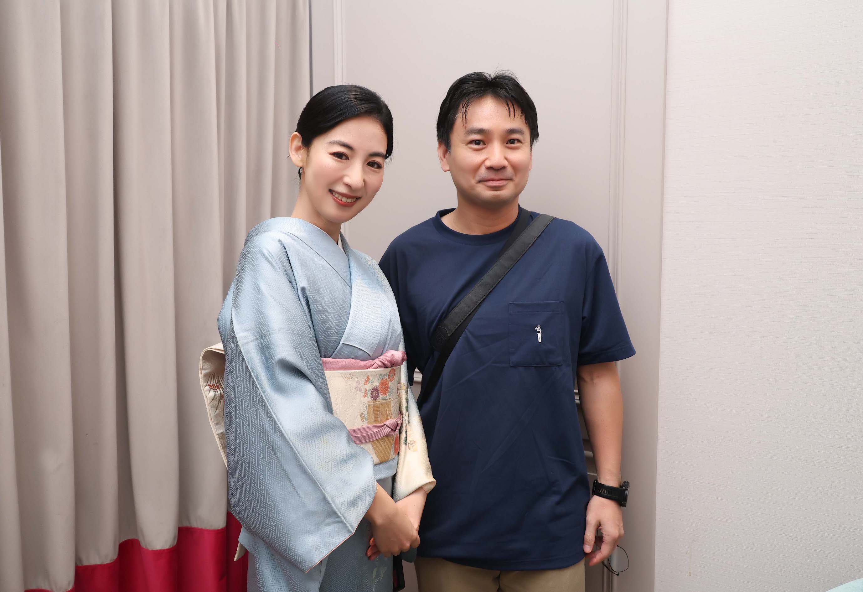 大久保麻梨子與經紀人老公Jerry結婚9年。（圖／和心酒藏提供）