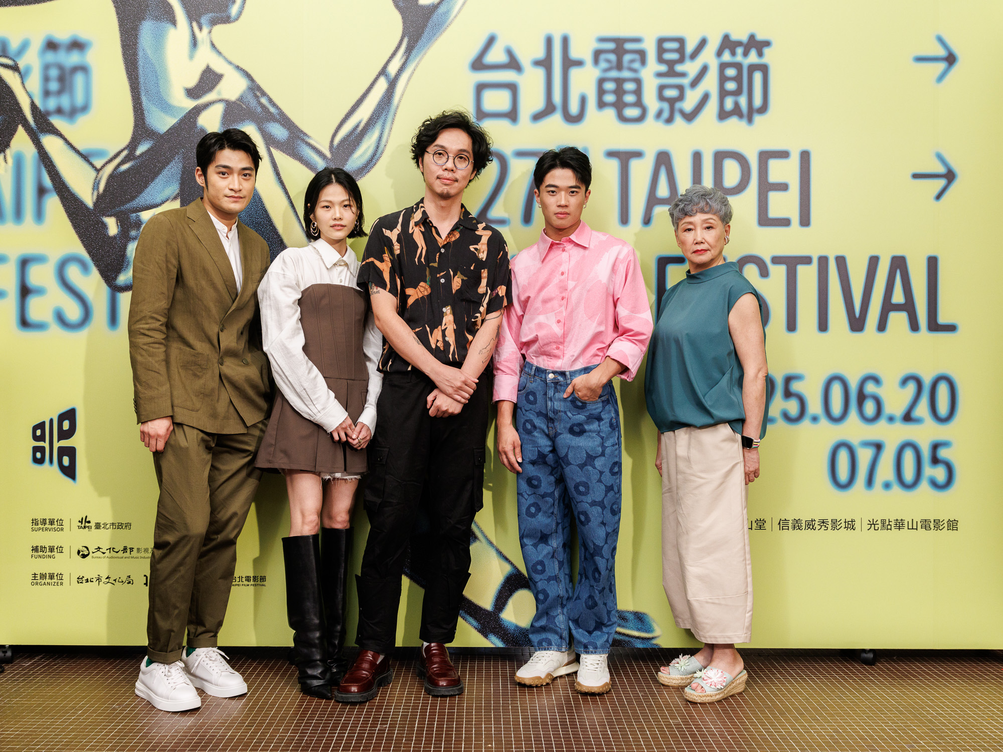 演員潘綱大、柯泯薰、潘親御等出席《河鰻》首映。（圖／北影提供）