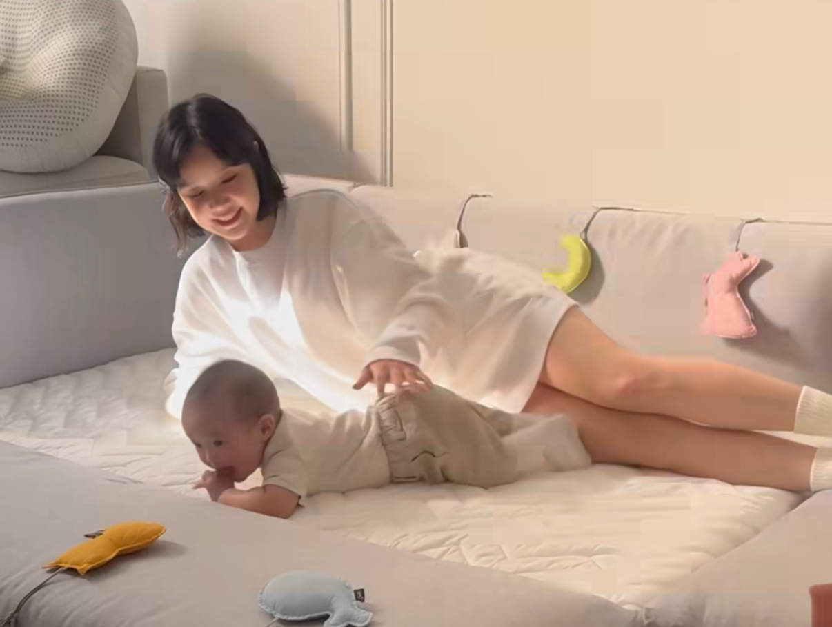 李佳穎說每天都笑著醒來。（ 圖／翻攝自IG )