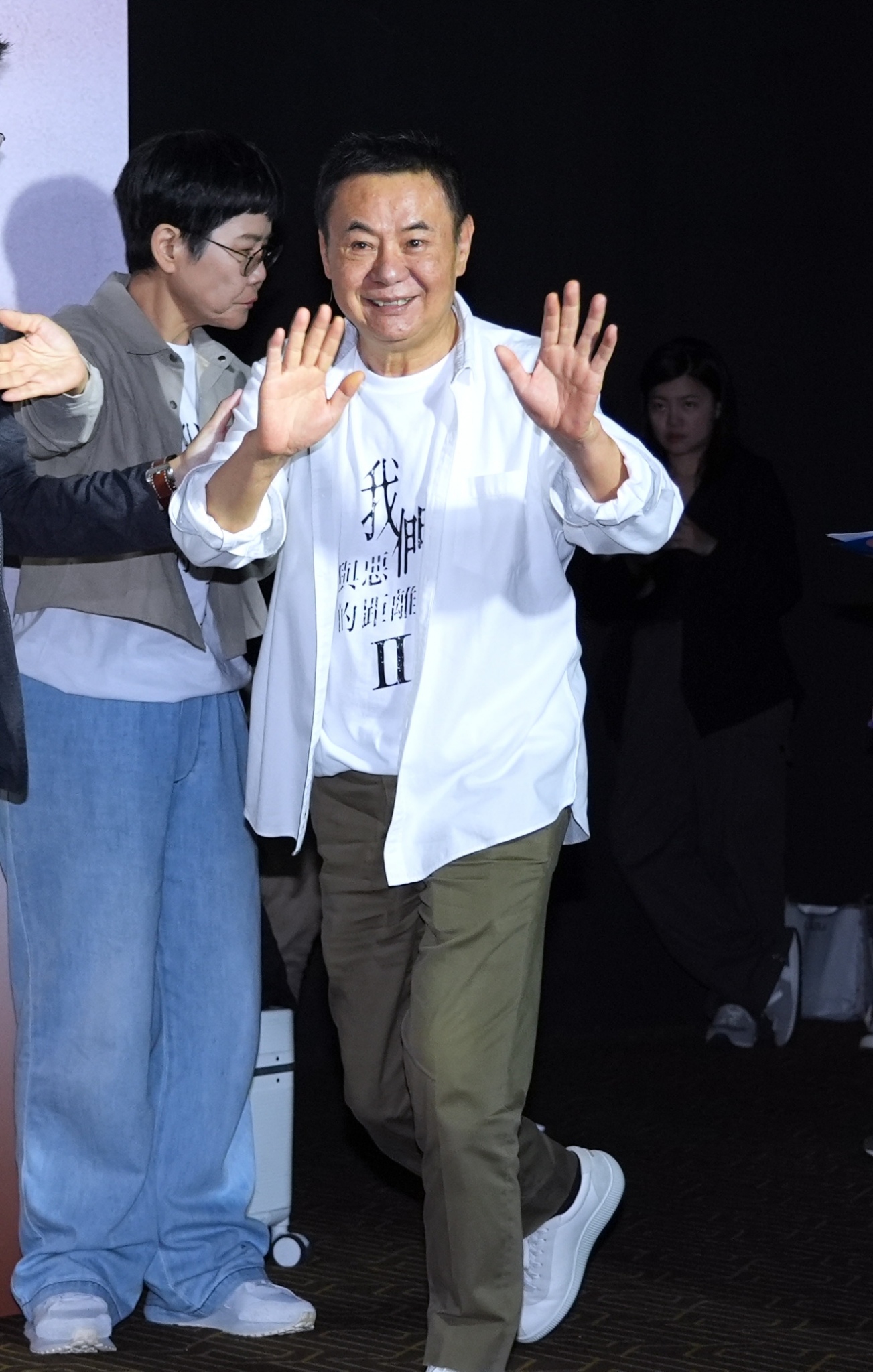 蔡振南人沒受訪卻是話題人物。（圖／記者陳明中攝）