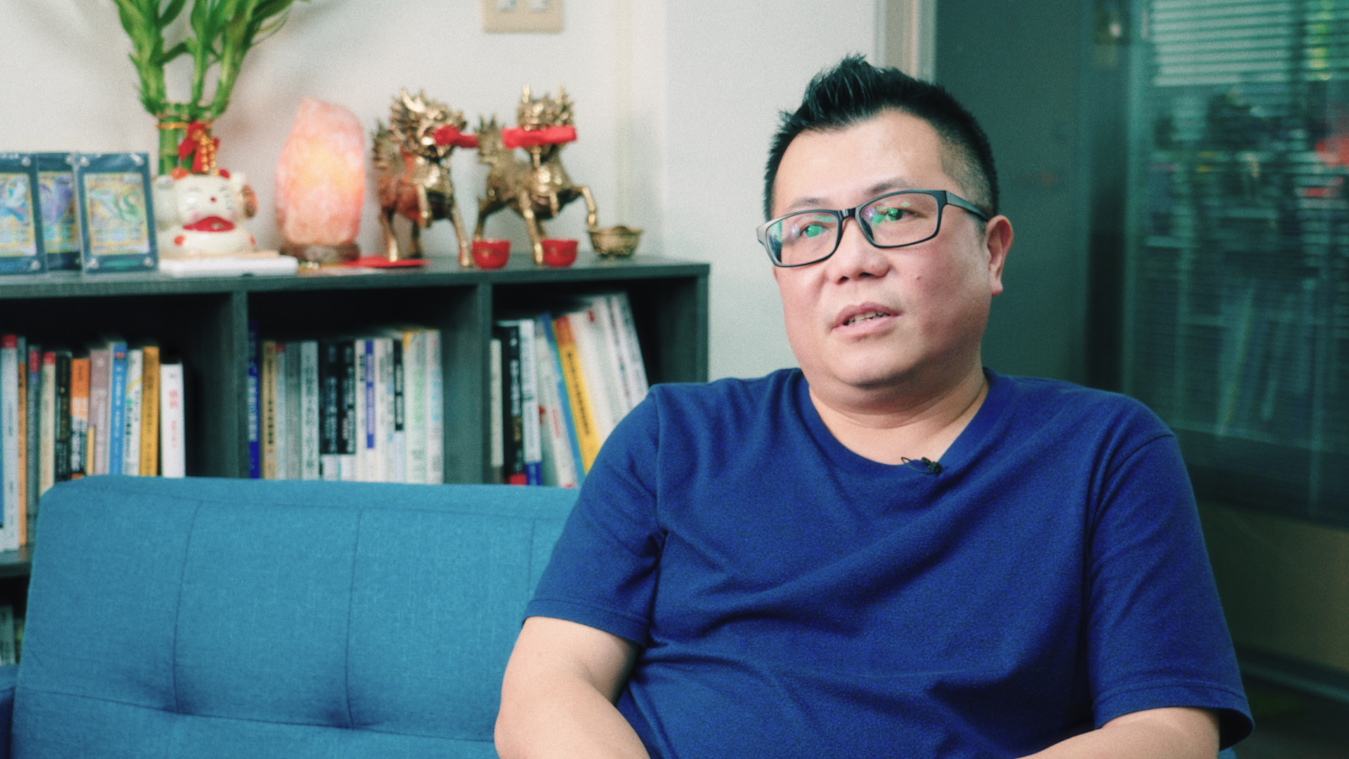 By the way創辦人龍宣穎接受緯來財經專訪（圖／羅正輝攝）