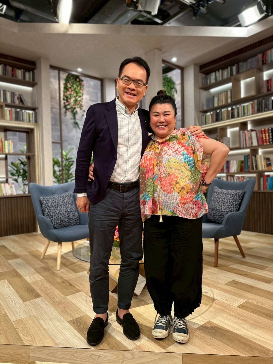 林美秀上鄭弘儀節目《話時代人物》。（圖／三立提供）