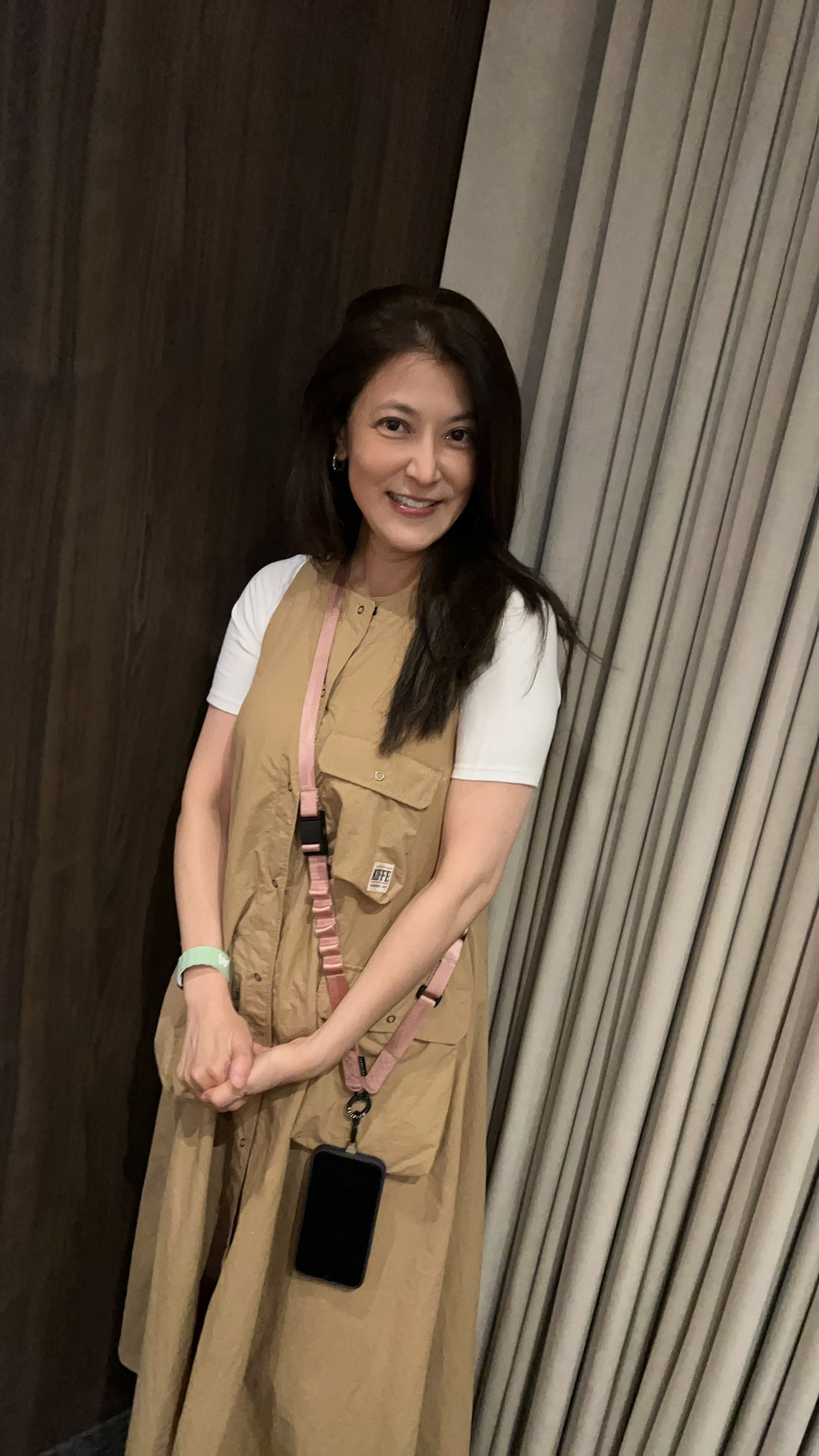 丁柔安保養得宜，胡瓜也認同。（圖／記者蔡依庭攝）