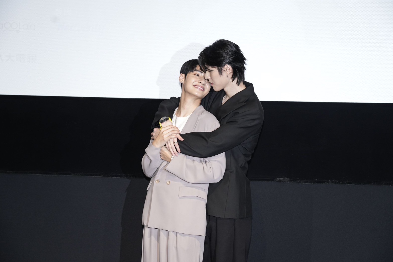 日本「BUGVEL」台灣成員王君豪搭成晞主演漫改BL劇《秘密關係》。（圖／娛樂中心）