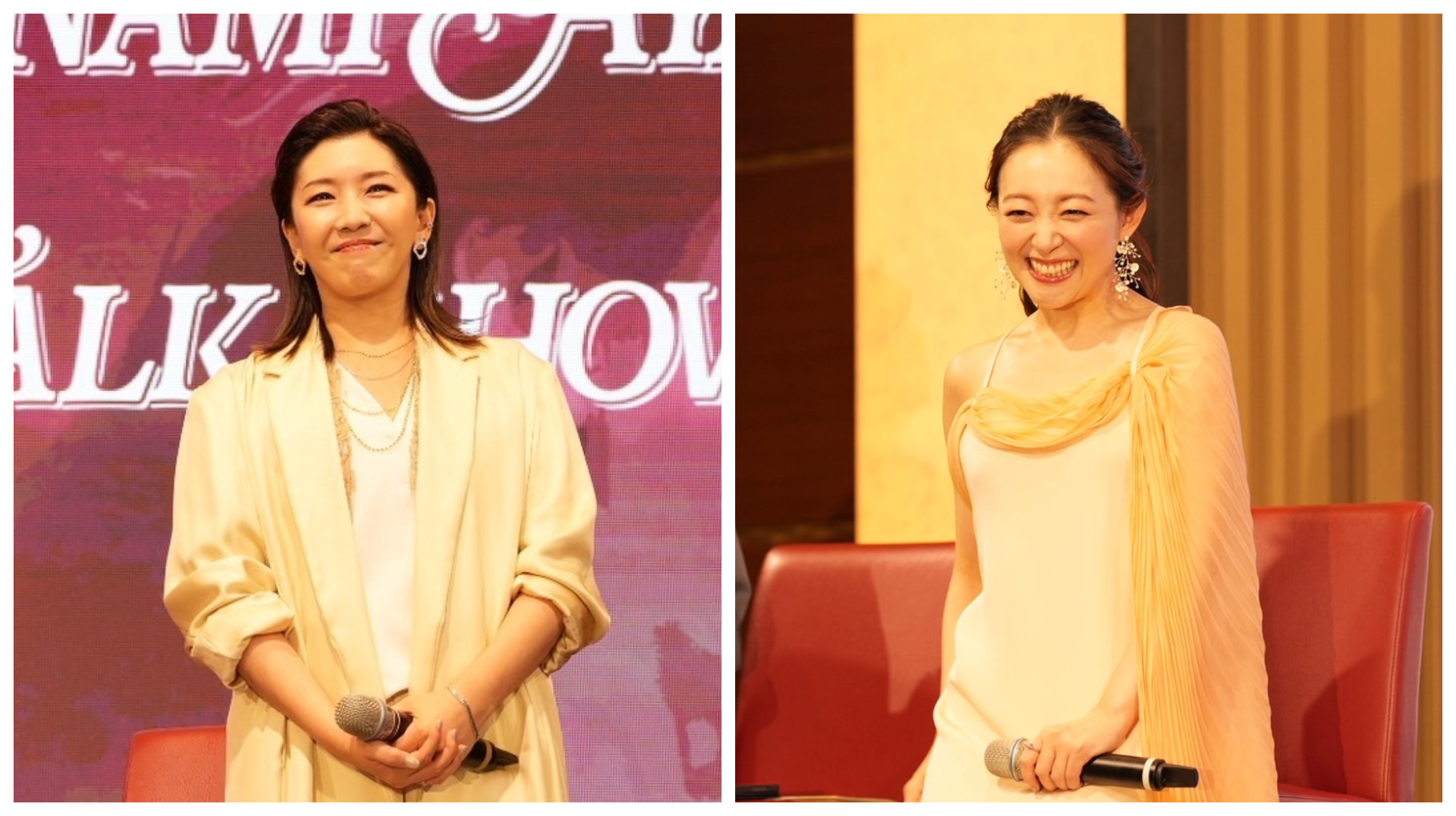 瀬奈純、彩乃佳奈美出身前寶塚歌劇團。（圖／煌月藝術提供）
