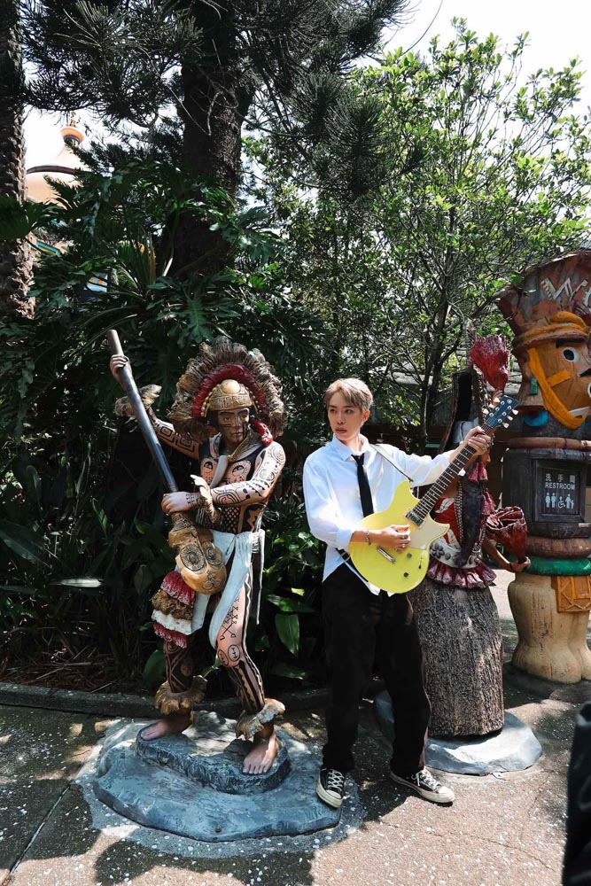 單曲〈Someday〉MV於六福村拍攝。（圖／小山泉音樂提供）