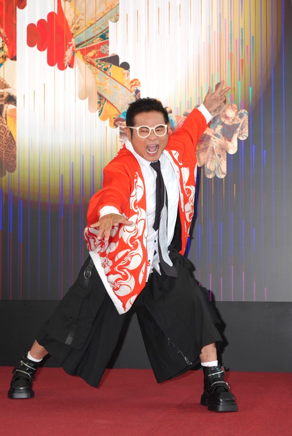 許效舜出席「第36屆傳藝金曲獎」記者會。（圖／記者陳明中攝）