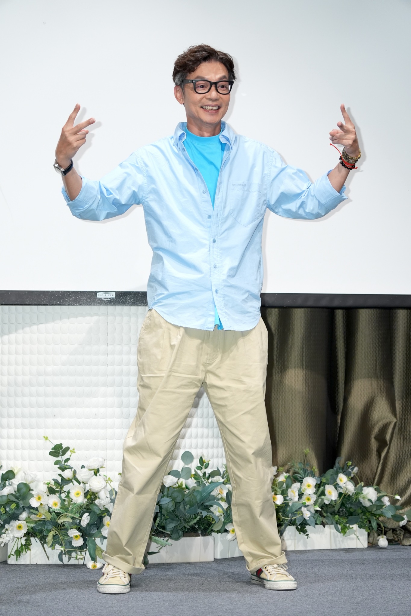 李國煌真的很幽默！（圖／記者陳明中攝）